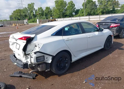 2019 Honda Civic Lx из США, поврежденный, VIN 2HGFC2F66KH559450